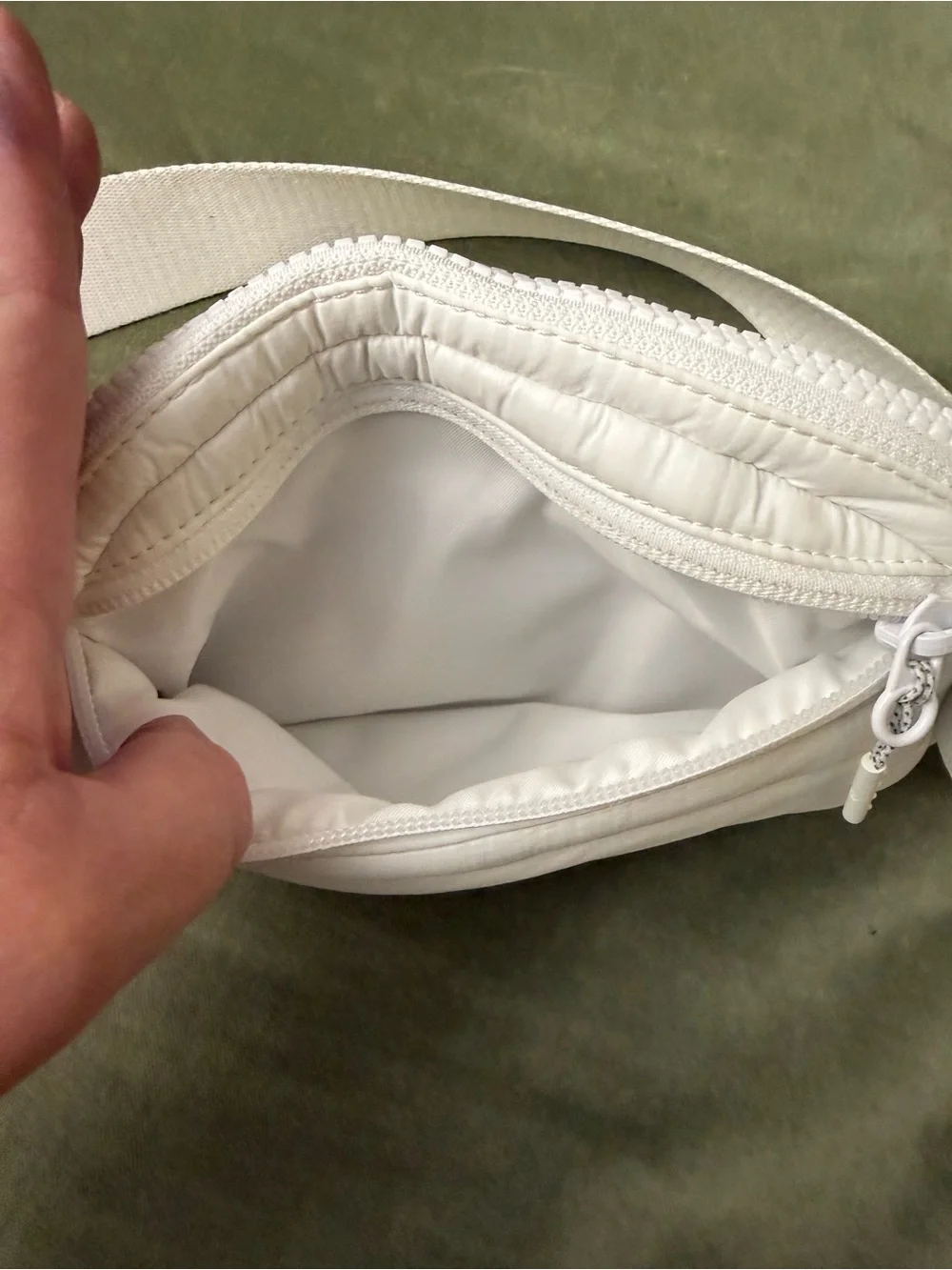Lululemon Everywhere Belt Bag White Quilted Waist Pouch Fanny Pack #OSP